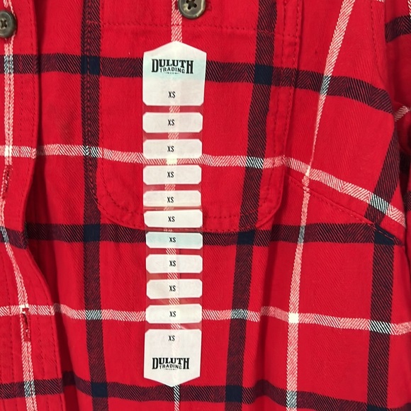 Deluth Trading women’s free swingin’ flannel shirt. - Picture 2 of 5